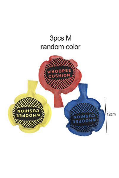 Choice6 3 قطع متوسطة الحجم، 1/3 قطع، وسادة صوتية لإصدار صوت ضرطة، خدعة كذبة أ...