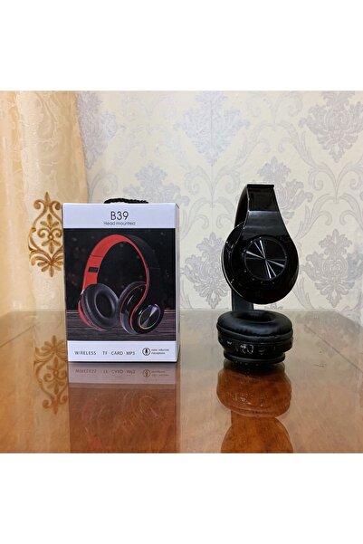 choice2 سماعة رأس لاسلكية سوداء قابلة للطي بتقنية بلوتوث، صوت ستيريو عالي الد...