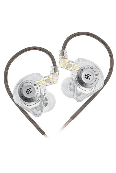 Choice Clear NO MIC KZ EDX PRO X Dynamic Drive Earphones HIFI Bass Earbud DJ ...