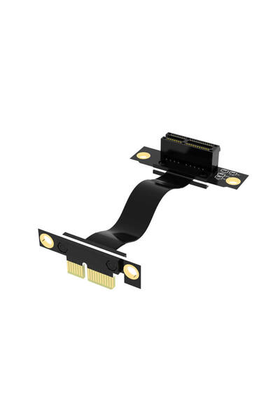 Choice3 كابل PCI-E3.0 بطول 15 سم وزاوية 90-90 درجة، كابل PCI-E لبطاقة PCI Exp...