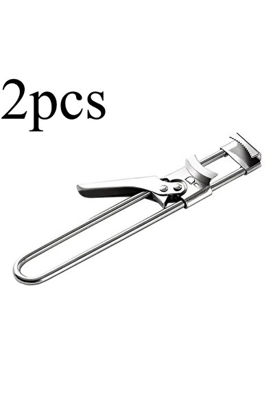 Choice فتاحة زجاجات وعلب معدنية فضية اللون، قطعتان، شديدة التحمل، مصنوعة من ا...