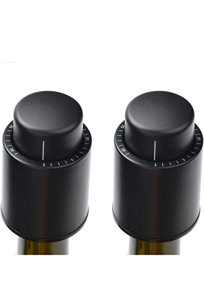 Choice1 قطعتان من سدادات زجاجات النبيذ، سدادات نبيذ قابلة لإعادة الاستخدام، ح...