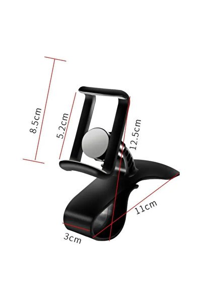 Choice حامل هاتف محمول للسيارة أسود اللون، يُثبّت على لوحة القيادة، حامل هاتف...
