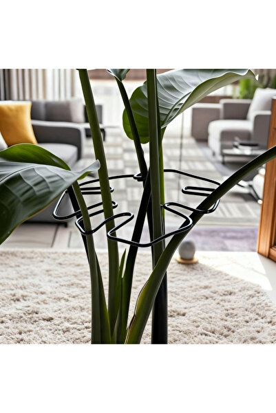 Choice3 Black Large Plant Stem Support Durable Mtera Stabilizer Metal Climbin...