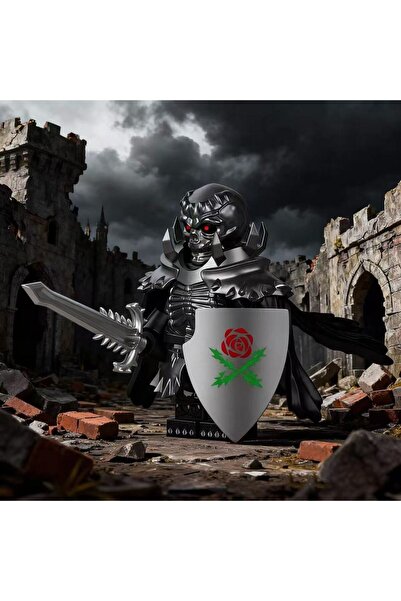 choice2 GP107 Medieval Skeleton Knight Skeleton Horse Compatible Bricks Berse...