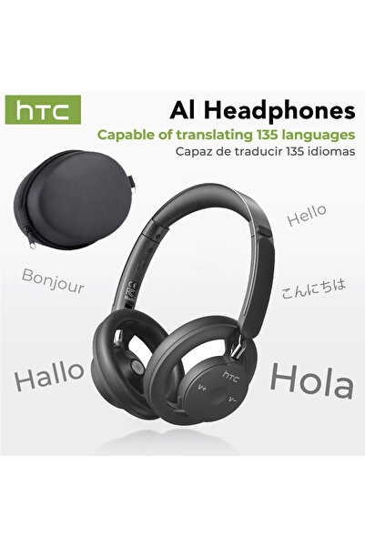 choice2 سماعات رأس لاسلكية مفتوحة الأذن HTC HP06 من بلاك حقيبة ، مزودة بتقنية...