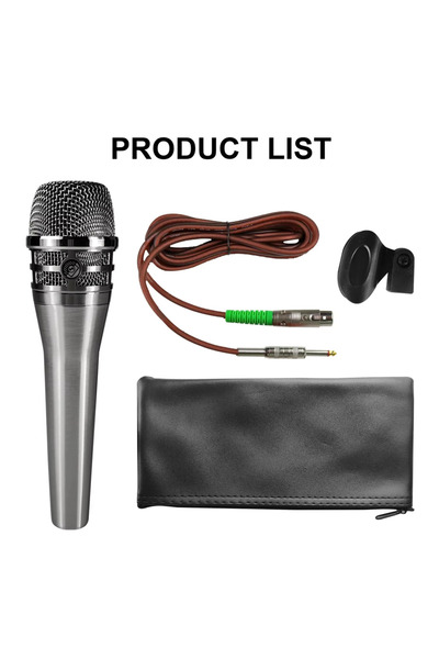 Choice ميكروفون ديناميكي فائق الاتجاهية 8N K-M8 للأداء المسرحي وتسجيل الكاريو...