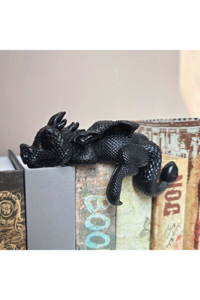 Choice Sz-Psl-8269 1Pc Resin Sleeping Dragon Bookshelf Decoration Ornament, C...