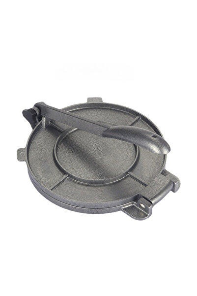 Choice مكبس تورتيلا يدوي من سبائك الألومنيوم الأسود مقاس 16 سم، مصنوع من دقيق...