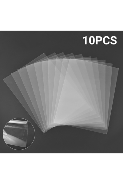 Choice ١٠ قطع من صفائح بلاستيكية شفافة قابلة للانكماش، فيلم حراري قابل للانكم...