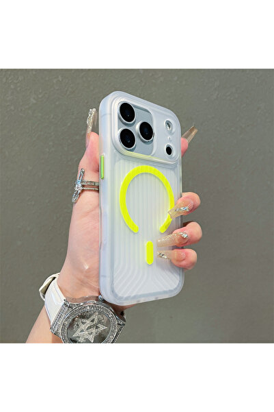 Choice19 جراب شحن لاسلكي مغناطيسي Magsafe لهاتف iPhone 17 Pro Max بنمط مموج أ...