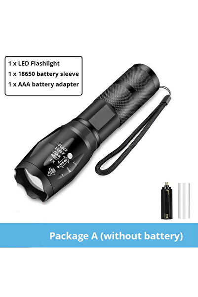 Choice3 R5T6 Package A ESMARTER LED Flashlight Ultra Bright Torch L2/V6 Campi...