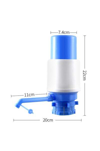 Choice1 blue-Upgrade style Portable Bottled Drinking Water Hand Press Removab...