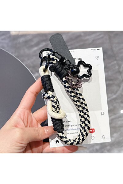 Choice حبل تعليق أسود للهاتف، حزام معصم، قطعة توصيل غلاف هاتف ، ملحقات عالمية...