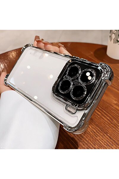 Choice7 جراب فضي لهاتف شاومي 15T برو 4jfs، لحماية كاميرا هاتف شاومي 15T برو 5...