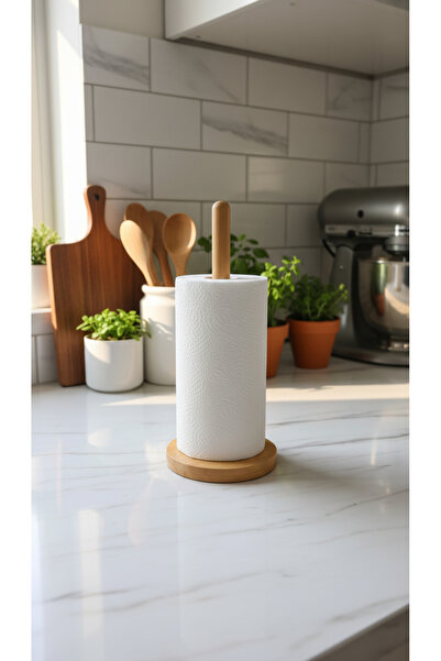 Suo Home Classic Bamboo Paper Towel Holder