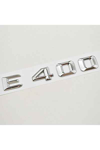 Choice1 E400 Chrome 3D ABS Car Letter Logo E400 E450 4MATIC Rear Trunk Sticke...