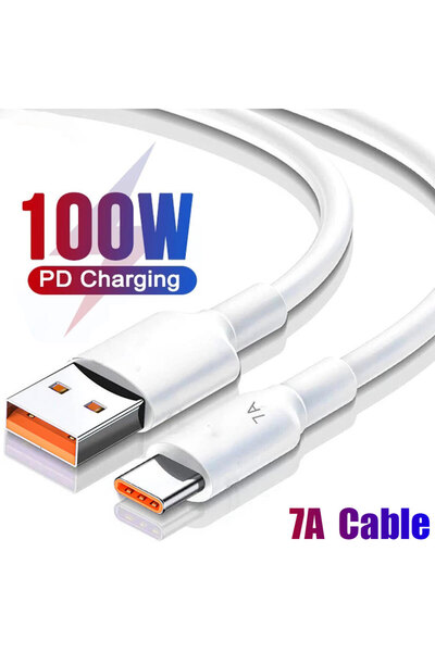 Choice1 كابل شحن بيانات فائق السرعة بطول 2 متر، أبيض، 3 قطع، بأطوال 0.25/1/1....