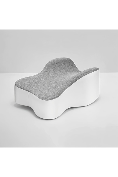 Choice وسادة كبيرة للساق والركبة من إسفنج الذاكرة باللون الرمادي الفاتح للنوم...