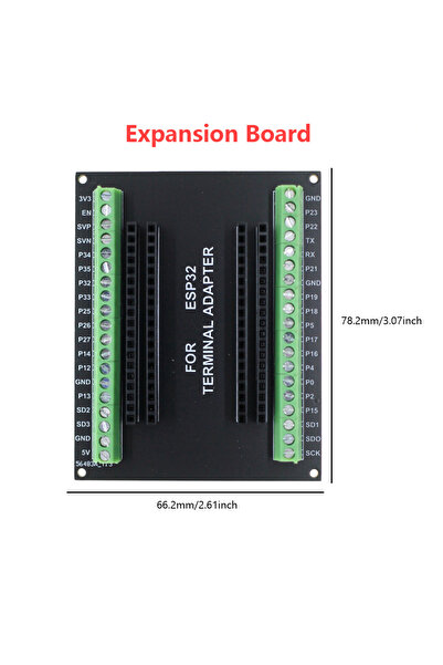 Choice4 لوحة توسعة ESP32 Nodemcu ESP32، لوحة توسعة ESP32-S، ذاكرة فلاش SPI سع...