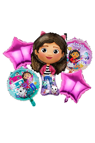 Choice as the picture style-2 5pcs Gabby DollHouse Ballo Set Cartoon Girls Bi...