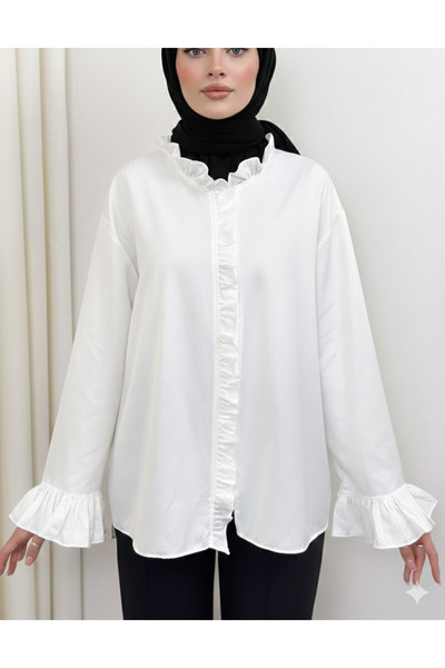 bellura Ruffled Front Shirt