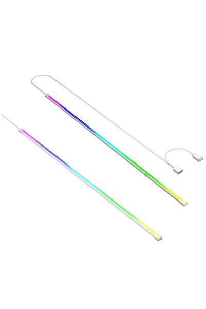 Choice شريطان LED قابلان للانحناء لحافظة الكمبيوتر، 5 فولت ARGB، يدعمان مزامن...