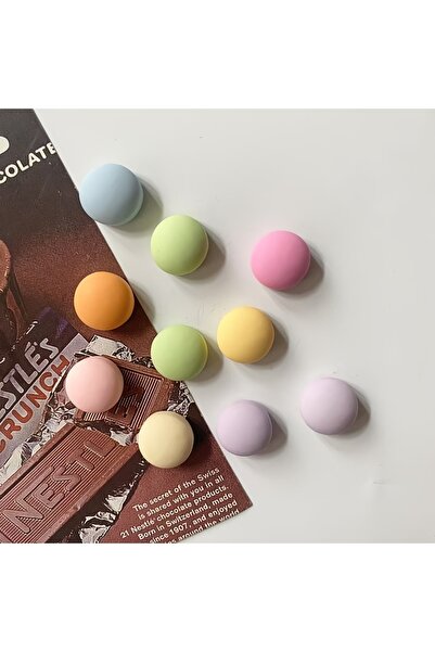 Choice مجموعة من 10 قطع مغناطيسية دائرية للثلاجة، بلمسة نهائية غير لامعة، منا...