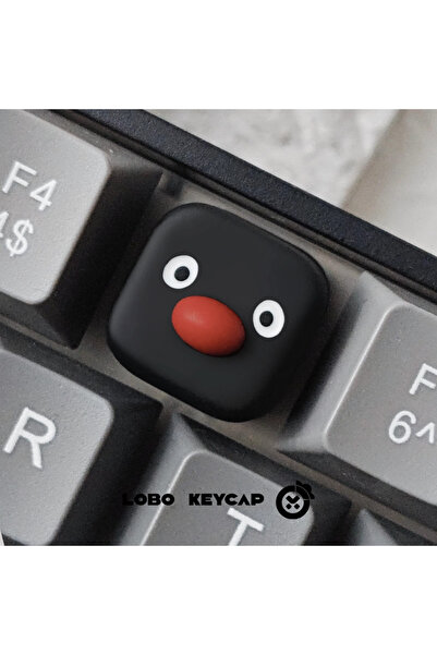 Choice5 غطاء مفتاح بتصميم بطريق كبير الرأس، مستوحى من شخصيات الأنمي، مصنوع من...