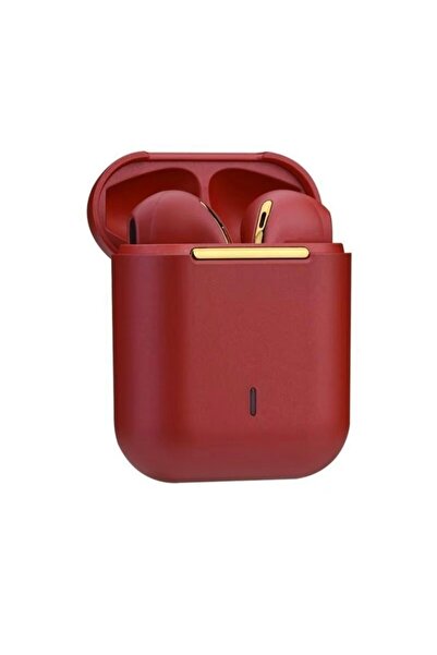 Choice5 سماعات أذن ستيريو لاسلكية ثنائية الأذن J18-Red J18 منبثقة 5.0 صغيرة ا...