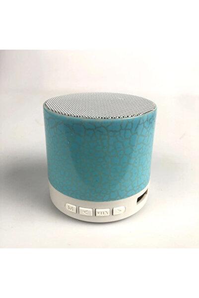 choice2 مكبر صوت بلوتوث صغير XWA9-Blue لاسلكي، مزود بإضاءة LED، يدعم بطاقة SD...