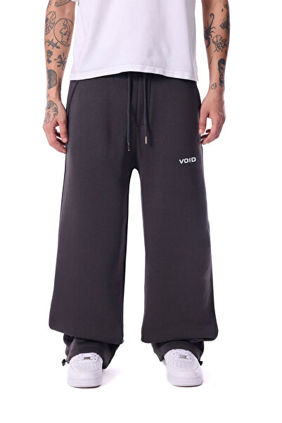 WEARTEX Void Baskılı Kışlık Kumaş Ayarlanabilir Paça Baggy Premium Eşofman Altı