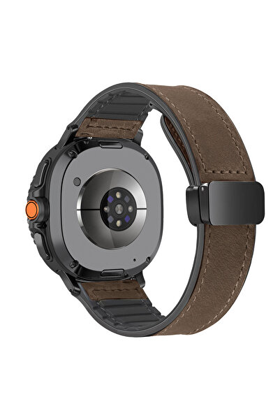 Choice20 سوار سيليكون جلد من HTaB لساعة Watch 8 Classic مقاس 46 مم، متوافق مع...