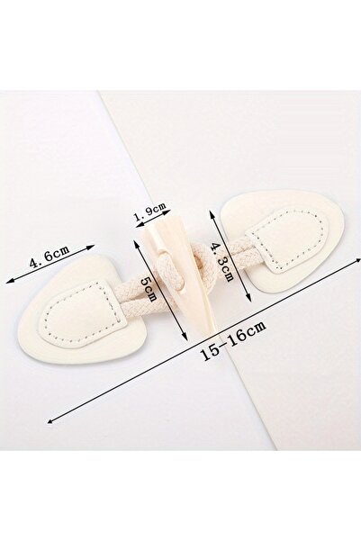 Choice 1 4 Pairs PU Leather Horn Buckle Toggle Button Fastener For Coat Jacke...
