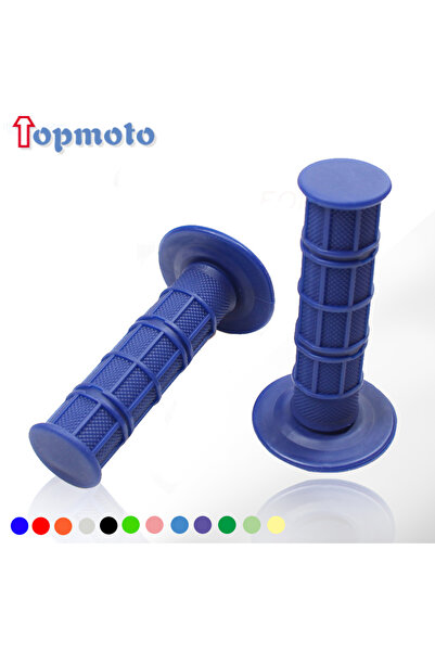 Choice14 مقابض دراجات نارية زرقاء مقاس 22 مم و24 مم، مقابض دراجات ترابية مقاس...