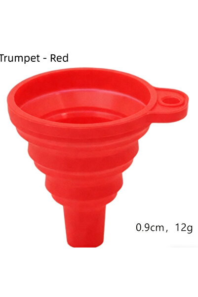 Choice9 قمع أحمر واحد صغير، أو 1/3/5/10 قطع متنوعة الأحجام (صغير، متوسط، كبير...