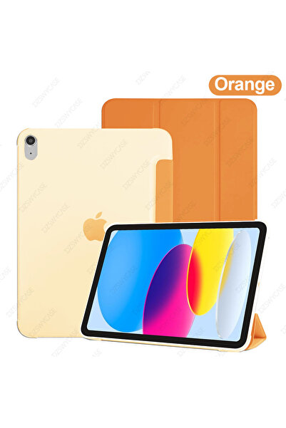 choice2 جراب برتقالي لجهاز iPad (A16) الجيل الحادي عشر 11 بوصة 2025، وجهاز iP...