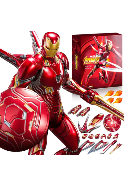 Choice9 مجسم شخصية الرجل الحديدي المتحرك من ZD Toys MK50، متوافق مع MK1 MK3 M...
