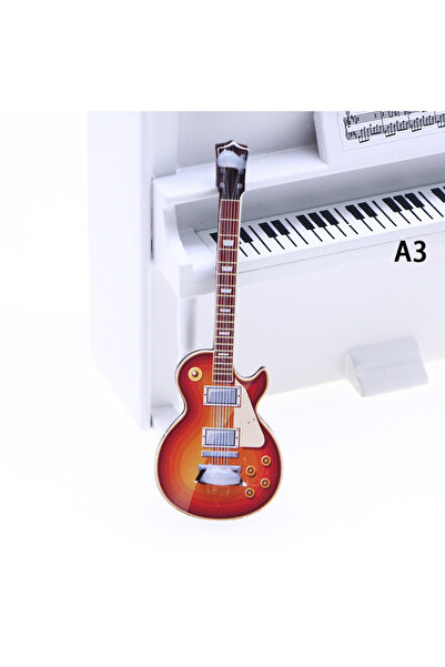 Choice1 A3 Doll Mini Simulation Electric Guitar Popular Guitar Miniature Scen...