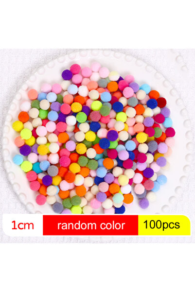 Choice ١٠٠ قطعة من كرات البومبوم مقاس ١٠ مم، ١٠/٢٠/٣٠ مم، مواد حرفية يدوية نا...