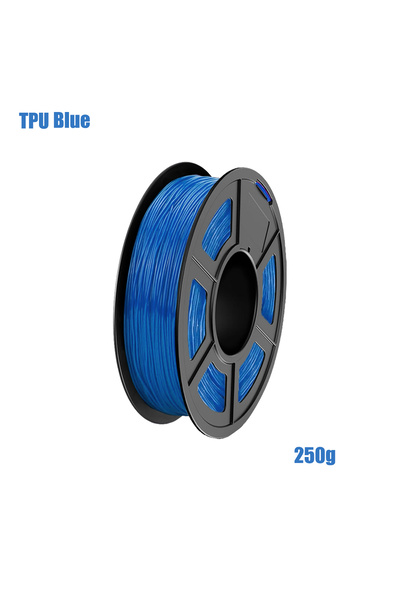 Choice10 خيوط TPU زرقاء 250 غرام، خيط TPU مرن 1.75 مم، خيط طابعة ثلاثية الأبع...