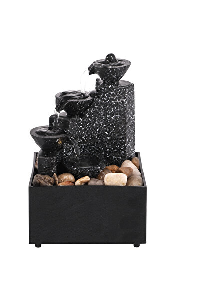 choice2 نافورة مياه جارية لتزيين سطح الطاولة، مثالية للاسترخاء والتأمل، مع إض...