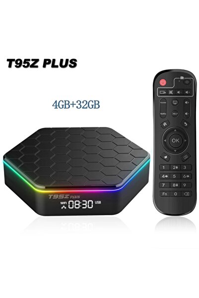 Choice10 صندوق تلفزيون ذكي T95Z Plus، قابس أوروبي، ذاكرة 4 جيجابايت/32 جيجابا...