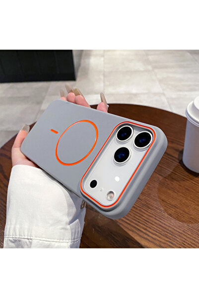 Choice8 هاتف iPhone 17 Pro رمادي اللون، يدعم الشحن اللاسلكي المغناطيسي MagSaf...