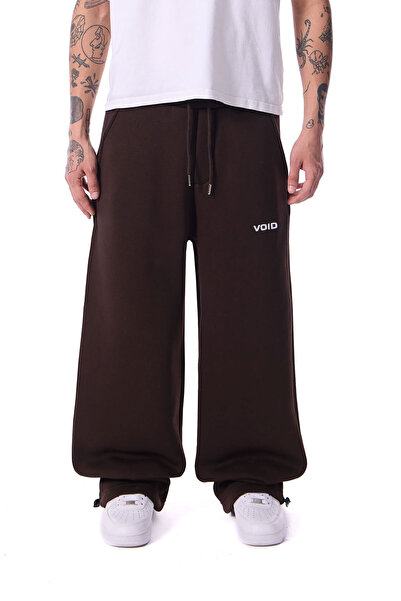 WEARTEX Void Baskılı Kışlık Kumaş Ayarlanabilir Paça Baggy Premium Eşofman Altı