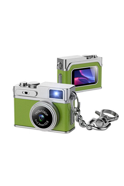 Choice3 كاميرا رقمية جديدة بتصميم كلاسيكي، لون أخضر فاتح، بدون بطاقة ذاكرة، م...