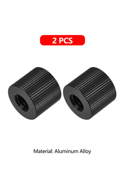 Choice1 قطعتان، 2/4/6/10 قطع، محول لولبي مزدوج من الألومنيوم 1/4 بوصة - 20 أن...