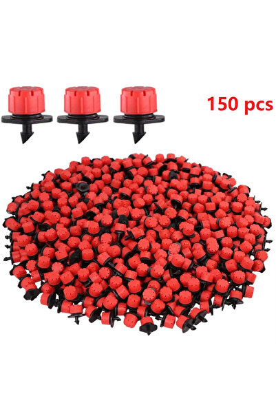 Choice3 150pcs 50/100pcs Adjustable Irrigation Garden 1/4'' Emitter Dripper M...
