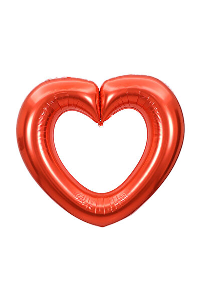 choice2 بالون أحمر كبير مجوف على شكل قلب مقاس 40 بوصة مصنوع من غشاء ألومنيوم،...