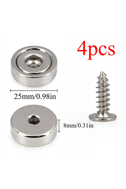 Choice4 4 قطع من مغناطيسات الأقراص A16/A20/A25/A32 مع فتحة لولبية، قوة تثبيت ...